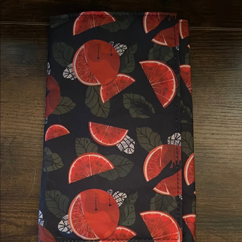 Blood Orange by Karina Halle Inspired Fabric Dust Jacket